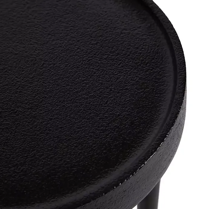 Online Kirklands Home Round Modern Cocktail Table Black