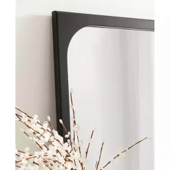 Best Kirklands Home Rounded Rectangle Wall Mirror Black