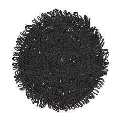 Best Kirklands Home Rustic Raffia Placemats, Set of 4 Black