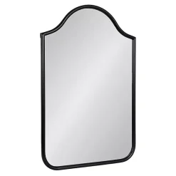 Discount Kirklands Home Scalloped Arch Fellows Wall Mirror Black