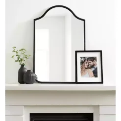 Discount Kirklands Home Scalloped Arch Fellows Wall Mirror Black