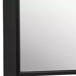 Sale Kirklands Home Simple Frame Rectangle Wall Mirror Black