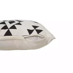 Sale Kirklands Home Black Southwestern Geometric Outdoor Pillow