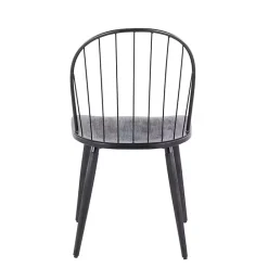 Sale Kirklands Home Spindle High Back Dining Chairs, Set of 2 Black
