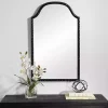 New Kirklands Home Black Textured Arch Wall Mirror