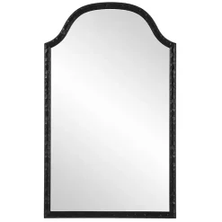 New Kirklands Home Black Textured Arch Wall Mirror