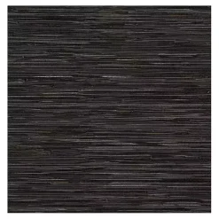 Hot Kirklands Home Textured Grassweave Peel & Stick Wallpaper Black