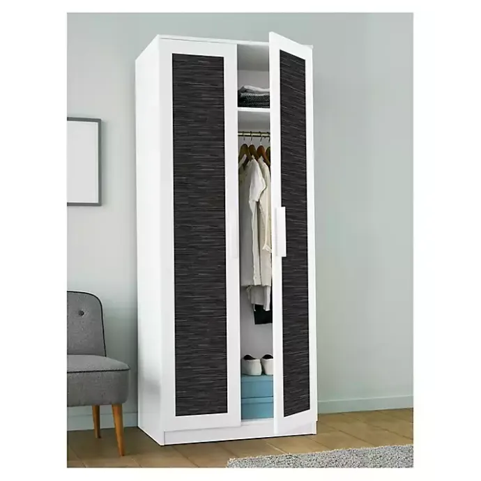Hot Kirklands Home Textured Grassweave Peel & Stick Wallpaper Black