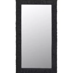 Hot Kirklands Home Textured Zoelle Wall Mirror Black