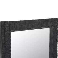 Hot Kirklands Home Textured Zoelle Wall Mirror Black