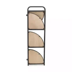 Outlet Kirklands Home Black 4-Tier Foldable Corner Shelf