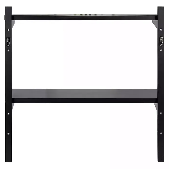 Online Kirklands Home Traditional Two-Tiered Wall Shelf Black