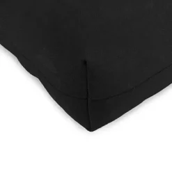Outlet Kirklands Home Tufted Outdoor Chair Cushions, Set of 2 Black