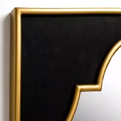 Sale Kirklands Home Black Velvet and Gold Wall Mirror
