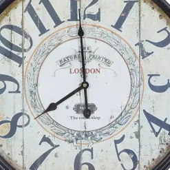 Online Kirklands Home Black Vintage Pocket Watch Wall Clock