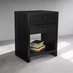 Kirklands Home Vivara 2-Drawer Nightstand Black