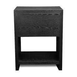 Kirklands Home Vivara 2-Drawer Nightstand Black