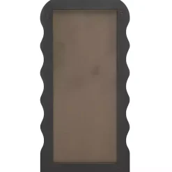 Hot Kirklands Home Wavy Mayha Leaner Mirror Black