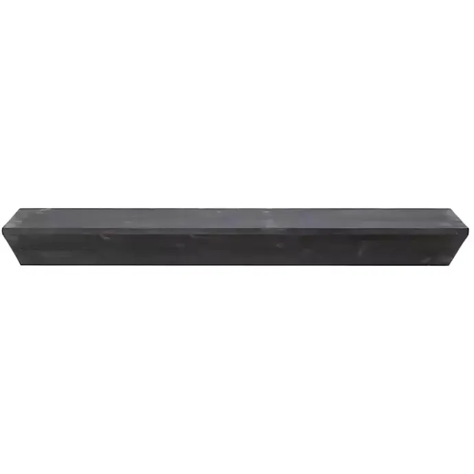 Best Kirklands Home Black Wedge Wood Large Floating Shelf