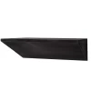 Online Kirklands Home Black Wedge Wood Small Floating Shelf