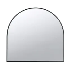 Kirklands Home Wide Arched Wall Mirror Black