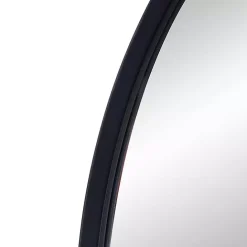 Kirklands Home Wide Arched Wall Mirror Black
