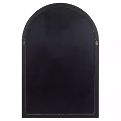 Sale Kirklands Home Windowpane Arch Geoffrey Mirror Black