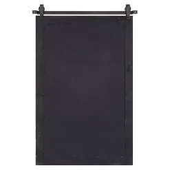 New Kirklands Home Windowpane Kates Mirror, 23x36 in. Black