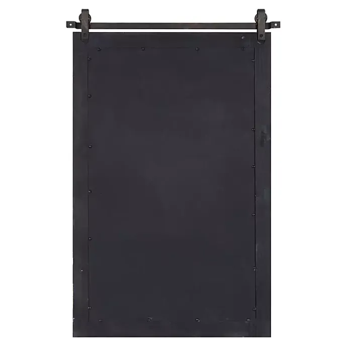New Kirklands Home Windowpane Kates Mirror, 23x36 in. Black