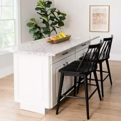 Kirklands Home Windsor Counter Stool Black