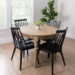 Kirklands Home Windsor Dining Chair Black