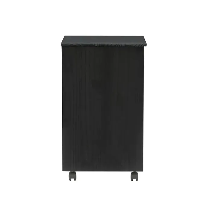 Outlet Kirklands Home Wood 6-Drawer Cary Storage Cart Black