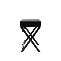 Outlet Kirklands Home Wood 2-Drawer Peggy Desk Black