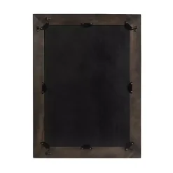Clearance Kirklands Home Wood Ornate Carved Wall Mirror Black