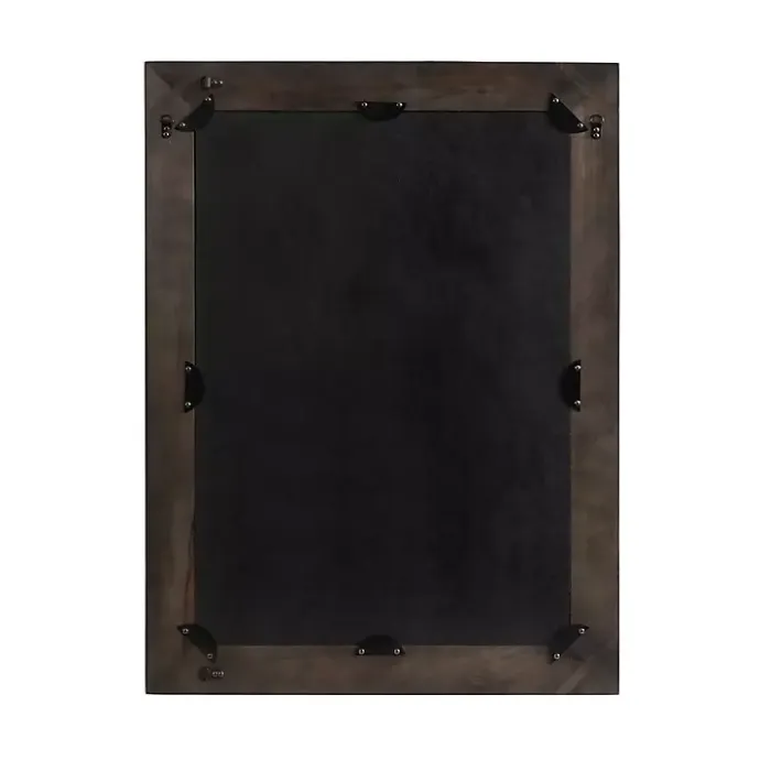 Clearance Kirklands Home Wood Ornate Carved Wall Mirror Black