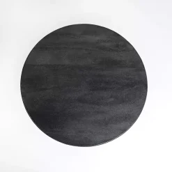 Discount Kirklands Home Wood Round Dori Coffee Table Black