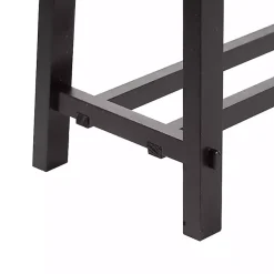 Discount Kirklands Home Wood Simple Farmhouse Bench Black