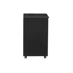 Clearance Kirklands Home Wood Wide 6-Drawer Cary Storage Cart Black
