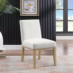 Best Kirklands Home Blair Stain Proof Dining Chair White