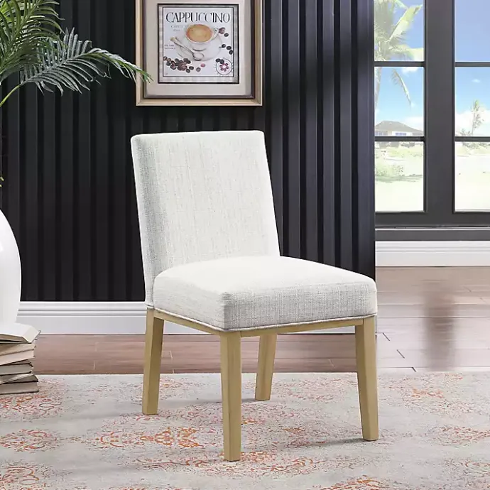 Best Kirklands Home Blair Stain Proof Dining Chair White