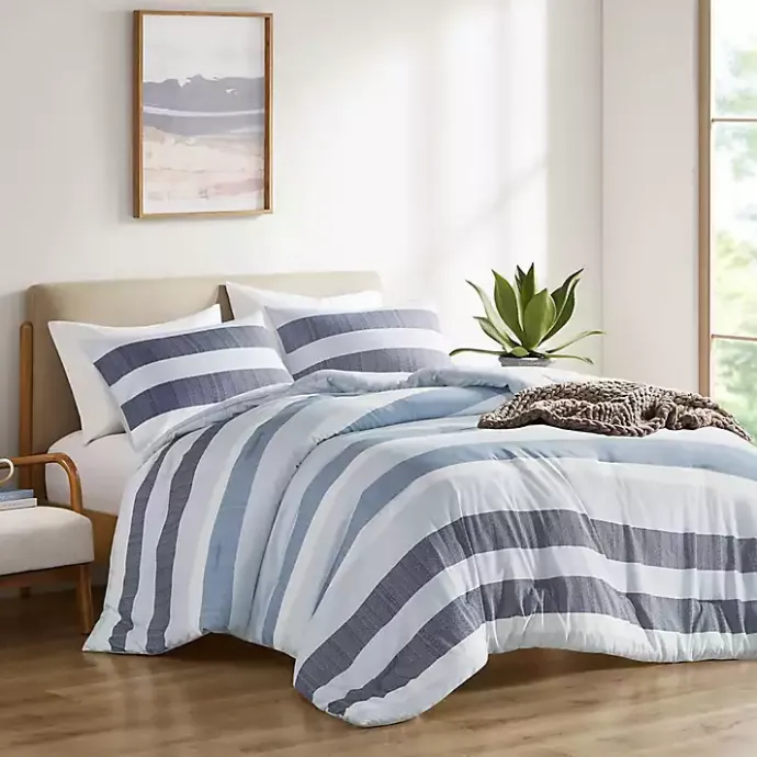 Outlet Kirklands Home Blake Blue Stripe 2-pc. Twin/Twin XL Comforter Set