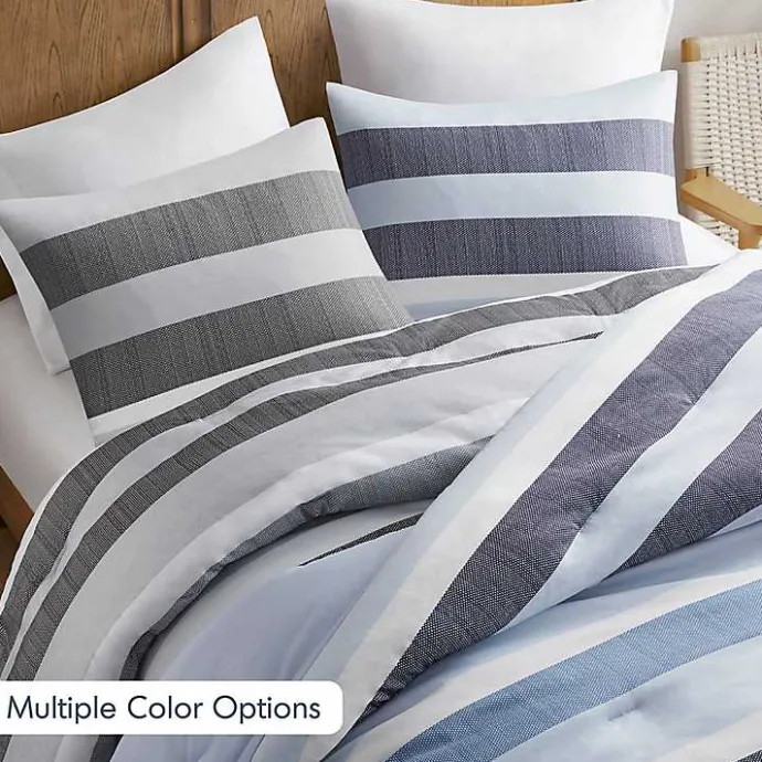 Outlet Kirklands Home Blake Gray Stripe 2-pc. Twin/Twin XL Comforter Set