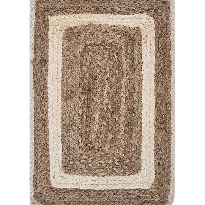 Clearance Kirklands Home Bleached Border Jute Placemats