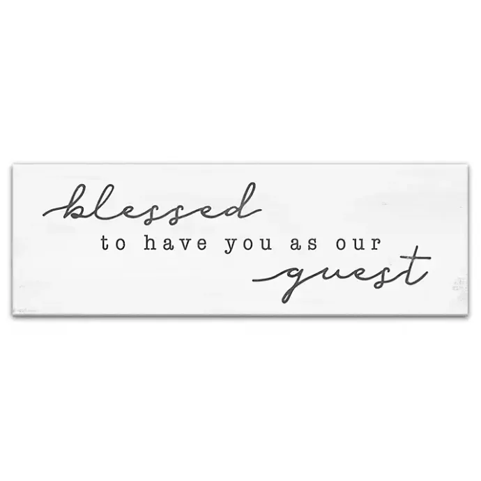 Online Kirklands Home Blessed to Have You Canvas Wall Plaque