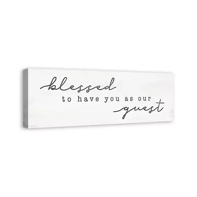 Online Kirklands Home Blessed to Have You Canvas Wall Plaque