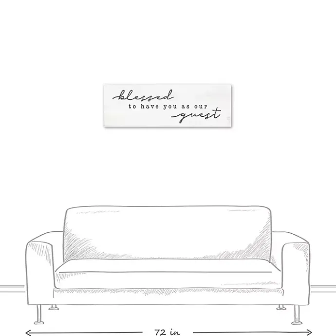 Online Kirklands Home Blessed to Have You Canvas Wall Plaque
