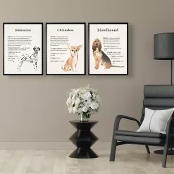 Sale Kirklands Home Bloodhound Facts Framed Wall Plaque