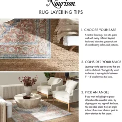 Outlet Kirklands Home Blue & Ivory Quatrefoil Indoor/Outdoor Rug, 5x7