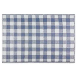 Clearance Kirklands Home Blue & White Buffalo Check Outdoor Area Rug, 4x6