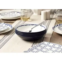 Hot Kirklands Home Blue & White Harbour 12-pc. Dinnerware Set